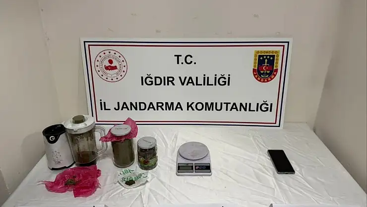 Iğdır'da uyuşturucu operasyonu: Bir kişi tutuklandı, maddeler ele geçirildi