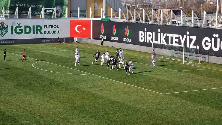 Iğdır FK, Erzurumspor'u 2-1 ile geçerek önemli bir galibiyet elde etti