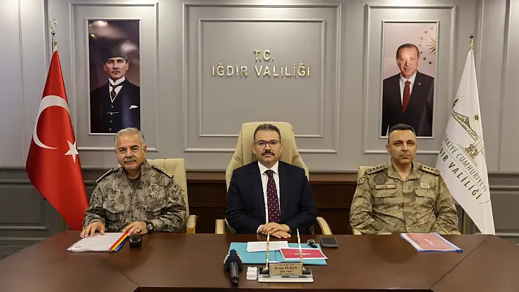 Iğdır Valiliği Nisan 2025 Asayiş ve Güvenlik Bilgilendirme Toplantısı Gerçekleştirildi