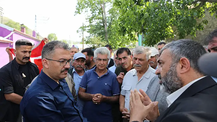 Iğdır Valisi Ercan Turan, Üçkaya köyü sakinleriyle buluşarak sorunları dinledi