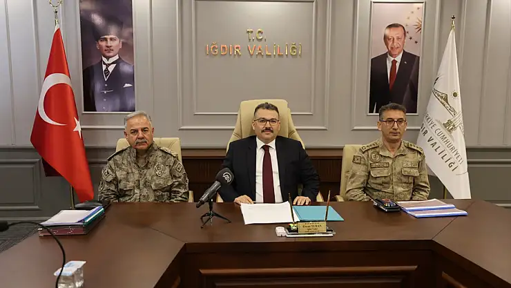 Iğdır Valisi Turan, Ocak ayı asayiş Raporunu Paylaştı