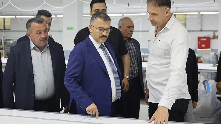 İğdır Valisi Turan,Samur Tekstil'i ziyaret ederek istihdam ve üretim süreçlerini değerlendirdi