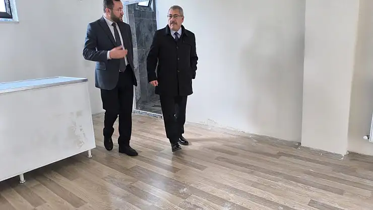 İl Müftüsü Çapçı, Şenkaya Diyanet Gençlik Merkezi ve Kur'an Kursu'nda İncelemelerde Bulundu