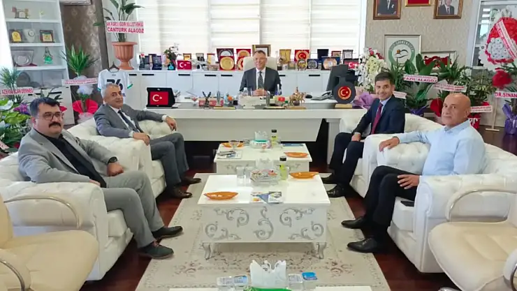 İl Sağlık Müdürlüğü Heyetinden Rektör Gürel'e Hayırlı Olsun Ziyareti