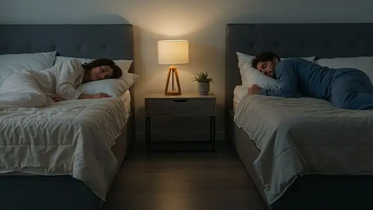 İlişkilerde Yeni Trend: Çiftler Ayrı Yatakta Uyuyarak Sorun Çözüyor!