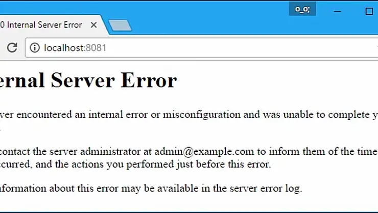 İnternal Server Error Nedir?