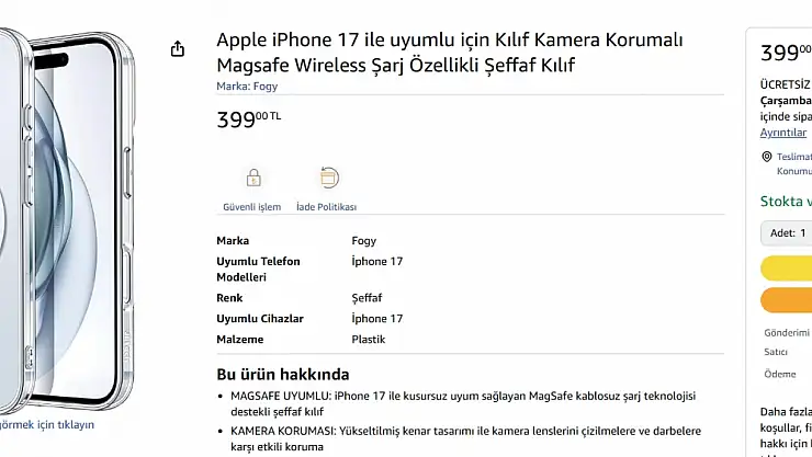 iPhone 17 Kılıfları Türkiye'de Patladı: Henüz Tanıtılmadan Raflarda!