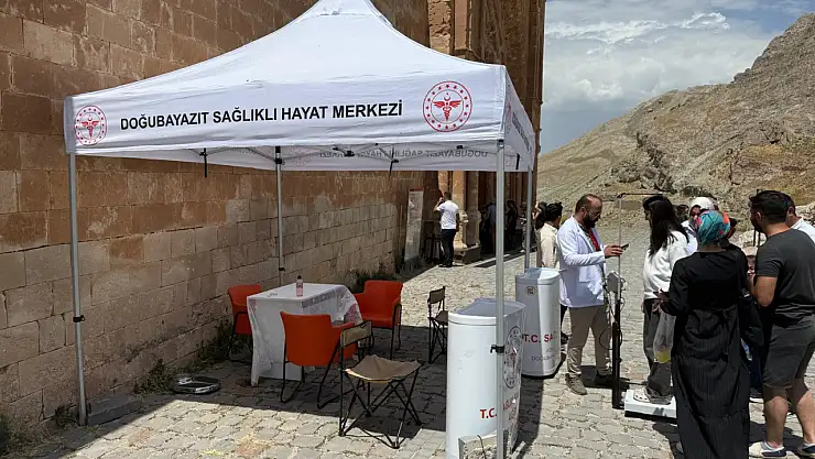 İshak Paşa Sarayı, bu kez sağlıklı yaşam için kapılarını açtı