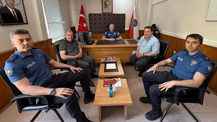 İspir'de Emniyet Amiri Bağcı'ya Hoş Geldin Ziyareti Gerçekleşti