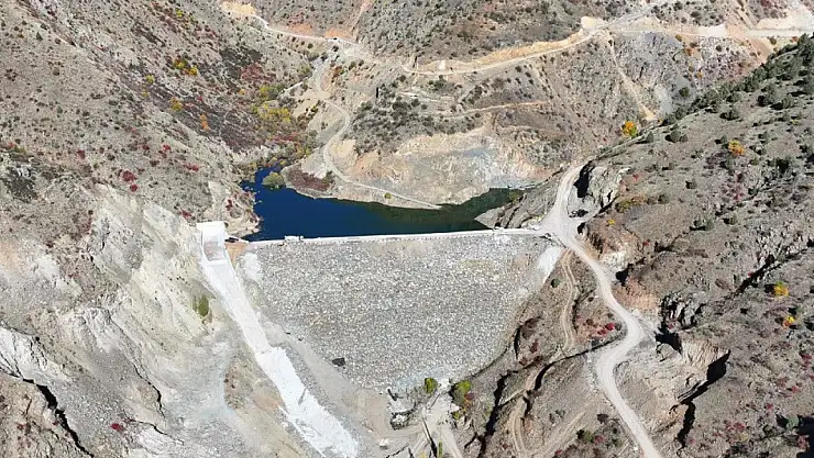 İspir Maden Köprübaşı Göleti Su Tutmaya Başladı