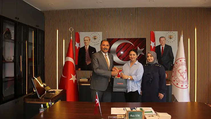 KADEM Iğdır İl Temsilcisi Ayça Bağcıtek'ten İl Milli Eğitim Müdürü Aziz GÜN'e Ziyaret