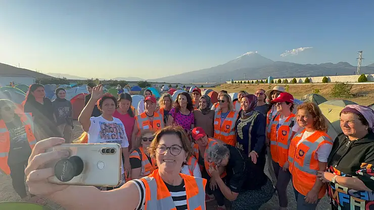 Kadınlar Ağrı Dağı'nda buluştu, yerel yönetim destek verdi