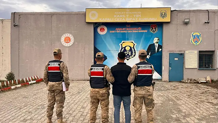 Kağızman'da hapis cezası bulunan şüpheli jandarma tarafından yakalandı!