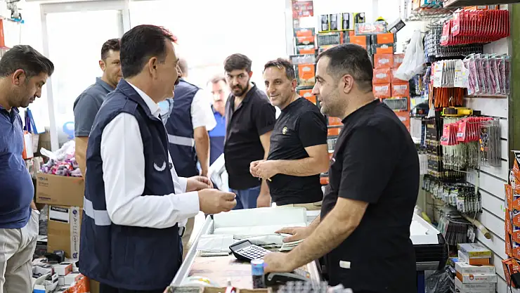 Kaldırım işgalleri için Ağrı Belediyesi sahaya indi