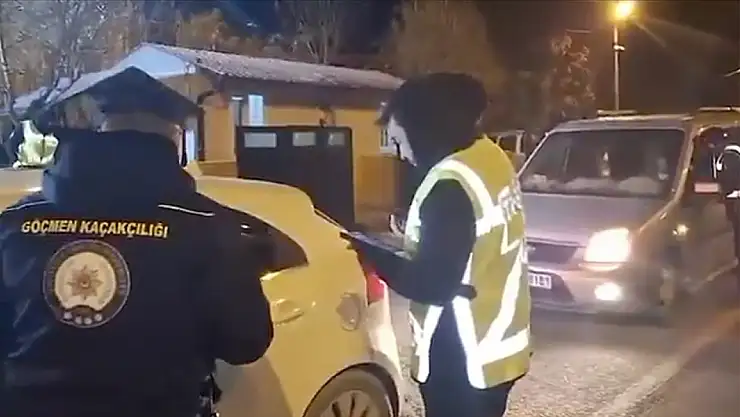 Kalkan-36 operasyonunda 656 düzensiz göçmen yakalandı