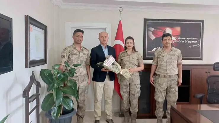 Karakoyunlu Kaymakamı Yavuz, Jandarma'nın 186. kuruluş yıl dönümünü kutladı