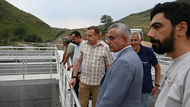 Kars Atıksu Arıtma Tesisi İnşaatında İnceleme