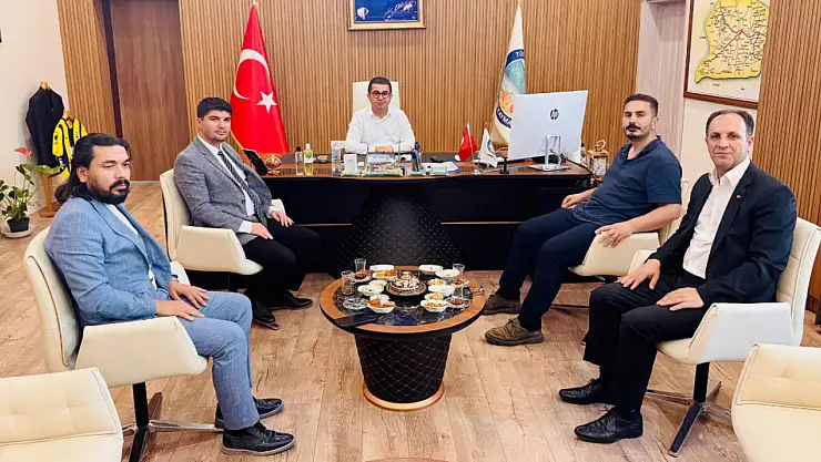 Kars İl Sağlık Müdürü Dr. Mücahit Aydın'dan Kağızman Kaymakamı Okan Daştan'a Ziyaret