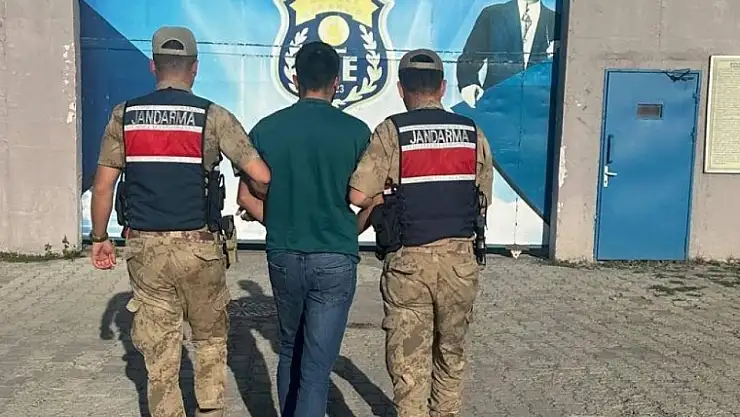 Kars'ta 8 yıl hapis cezası olan zanlı jandarma tarafından yakalandı