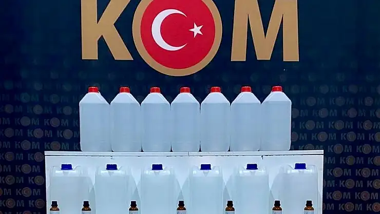 Kars'ta sahte içki operasyonu: 14 gözaltı, çok sayıda malzeme ele geçirildi