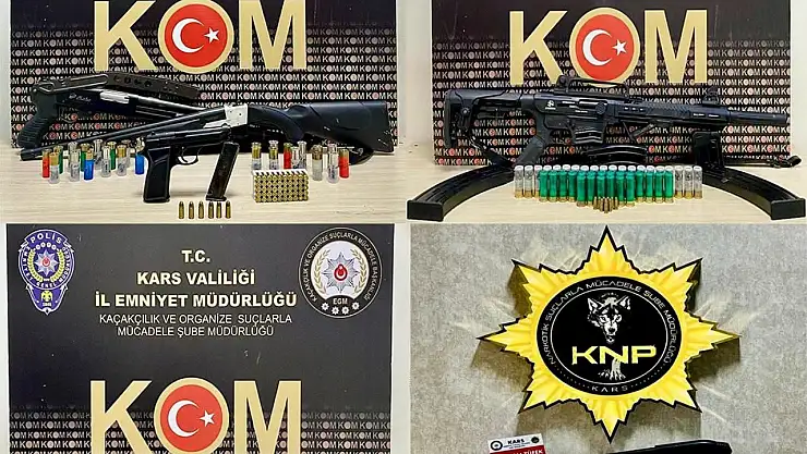 Kars'ta Yasa Dışı Silah Ticaretine Yönelik Operasyon