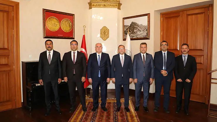 Kars Valisi Ziya Polat'a TBMM Kamu Başdenetçisi Mehmet Akarca'dan Ziyaret