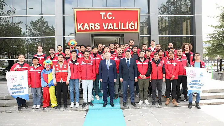 Kars Valisi Ziya Polat, Damla Gönüllülük Hareketi Projesi Öğrencilerini Kabul Etti