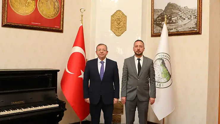 Kars Valisi Ziya Polat, Tarım Kredi Kooperatifleri Erzurum Bölge Müdürü'nü Kabul Etti
