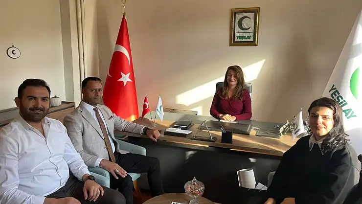Kars Yeşilay Şubesi, Sivil Toplumla İlişkiler İl Müdürü Cafer Avınca'yı Ağırladı