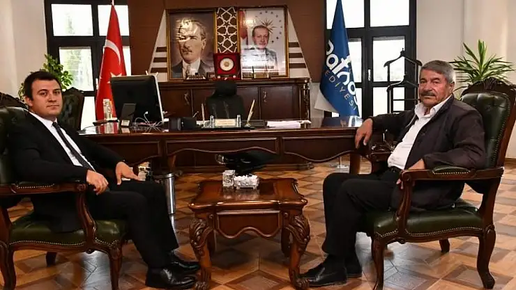 Kaymakam Dertlioğlu'ndan Başkan Taşkın'a anlamlı ziyaret