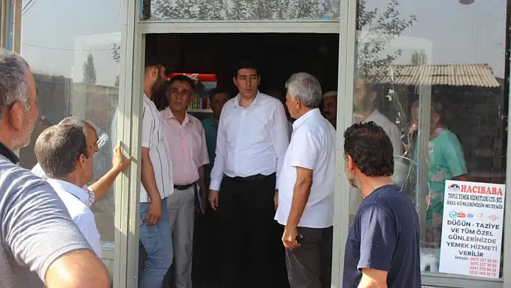 Kaymakam Fatih Erdoğan, Aşağıalican ve Ortaalican Köyleri'ni Ziyaret Etti