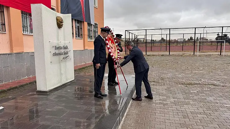 Kaymakam Korkusuz gazilerle bir araya geldi