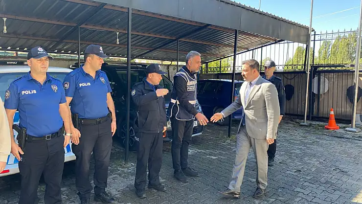 Kaymakam Muhammed Burak Akköz'den İlçe Emniyet Amirliğine Ziyaret