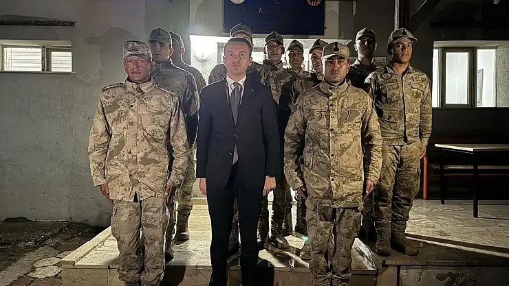 Kaymakam Süleyman Bakan, Yaşkütük Jandarma Karakolunu Ziyaret Etti