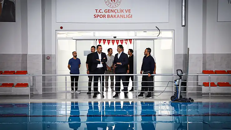 Kaymakam TÜRKMENOĞLU, Gençlik ve Spor İlçe Müdürlüğü'nde İlgili Görüşmelerde Bulundu