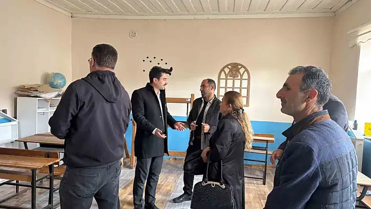 Kaymakam Tutal, köylerde sorunları yerinde çözmek için ziyaretlerde bulunuyor