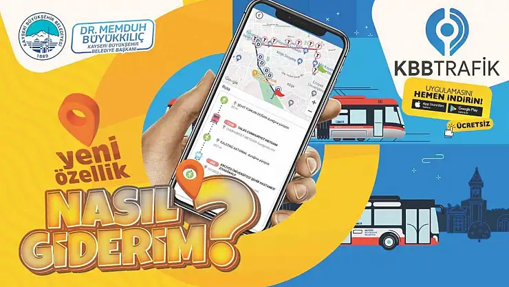 Kayseri'de KBB Trafik Uygulaması ile Şehir İçi Ulaşımda Konfor ve Hız Artıyor