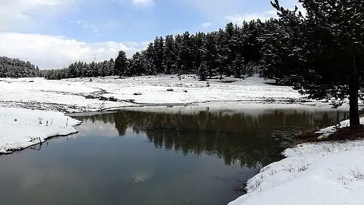 Kentte kar yağışı etkili oldu