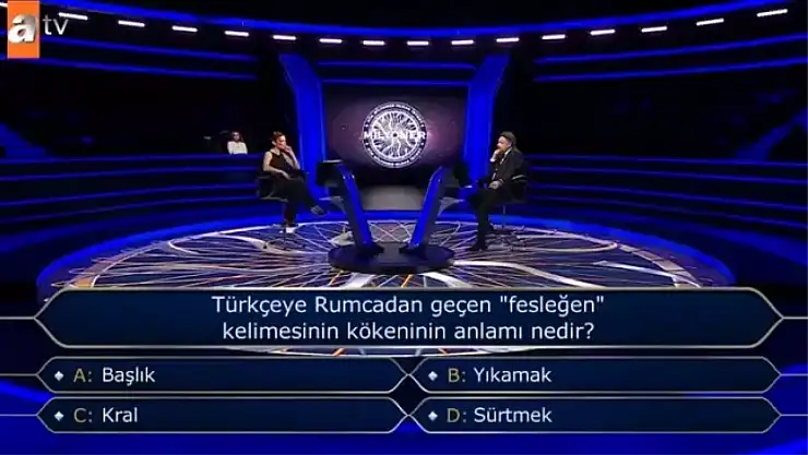 (Kim Milyoner Olmak İster) Fesleğen sorusunun cevabı ne ?