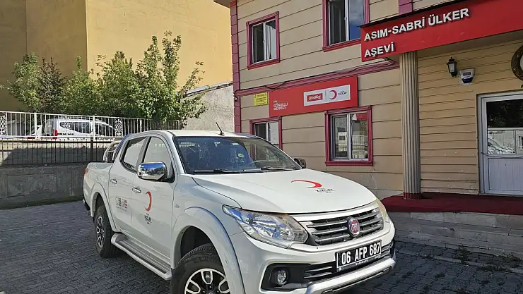 Kızılay Ağrı, bağışlarla güçlenen yeni araçla sahada