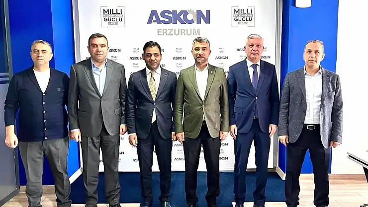Küçükoğlu'ndan ASKON'a ziyaret: Erzurum'un kalkınması için işbirliği mesajları verildi