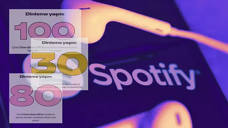 Kullanıcıların dinleme yaşı neye göre hesaplanıyor? Spotify Wrapped dinleme yaşı nedir?
