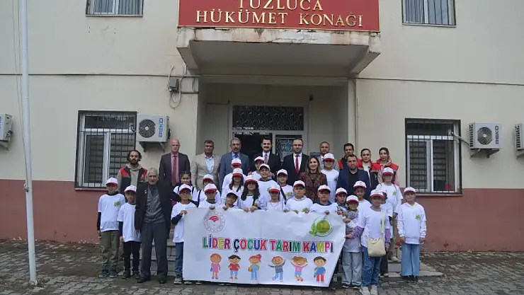 Lider Çocuk Tarım Kampı Öğrencilerinden Kaymakam Yılmaz'a Ziyaret