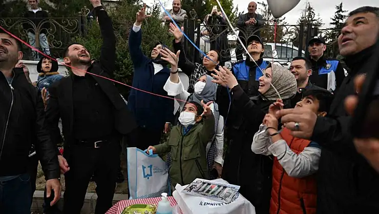 Lösemiyi yenen Talha Sıraç için balon ve uçurtma etkinliği düzenlendi, hayali polis olmak!