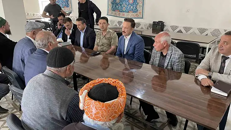 Malazgirt Kaymakamı Bayram'dan Köylerde Süren Ziyaretler