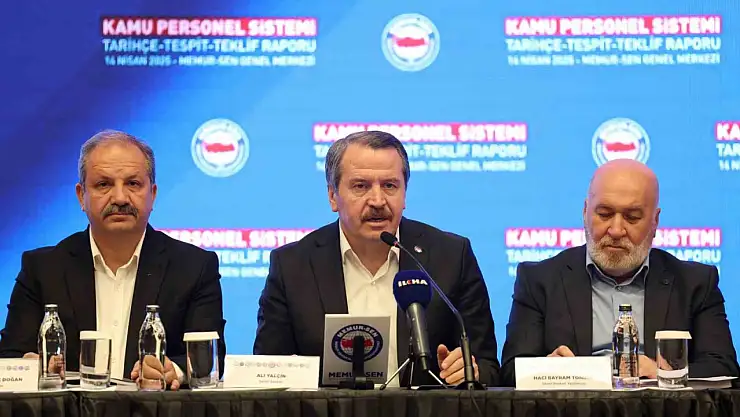 Memur-Sen 'Kamu Personel Sistemi Raporu' sonuçlarını kamuoyuyla paylaştı
