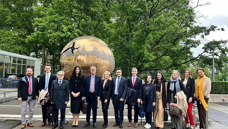 MHP Erzurum Milletvekili Kamil Aydın, New York'taki ziyaret ve görüşmelerini sürdürüyor