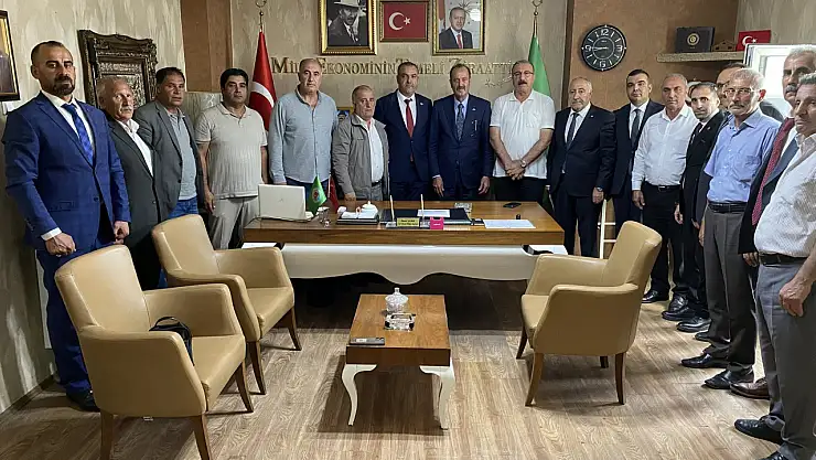 MHP heyetinden Ağrı Ziraat Odası'na ziyaret