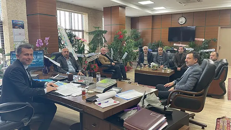 MHP Van İl Başkanı Güngöralp'ten DSİ 17. Bölge Müdürü Aksoy'a ziyaret