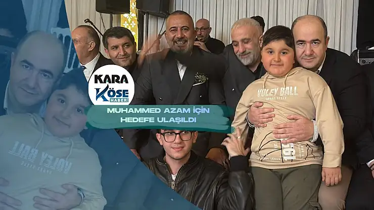 Minik Muhammed'in tedavi umudu gerçeğe dönüştü!